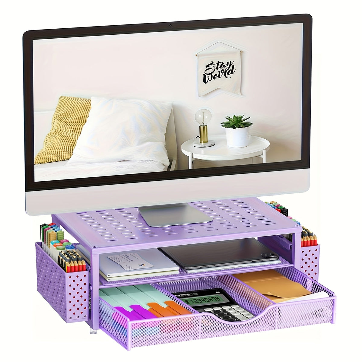 Office Object™ 2-Tier Computer Monitor Stand Riser