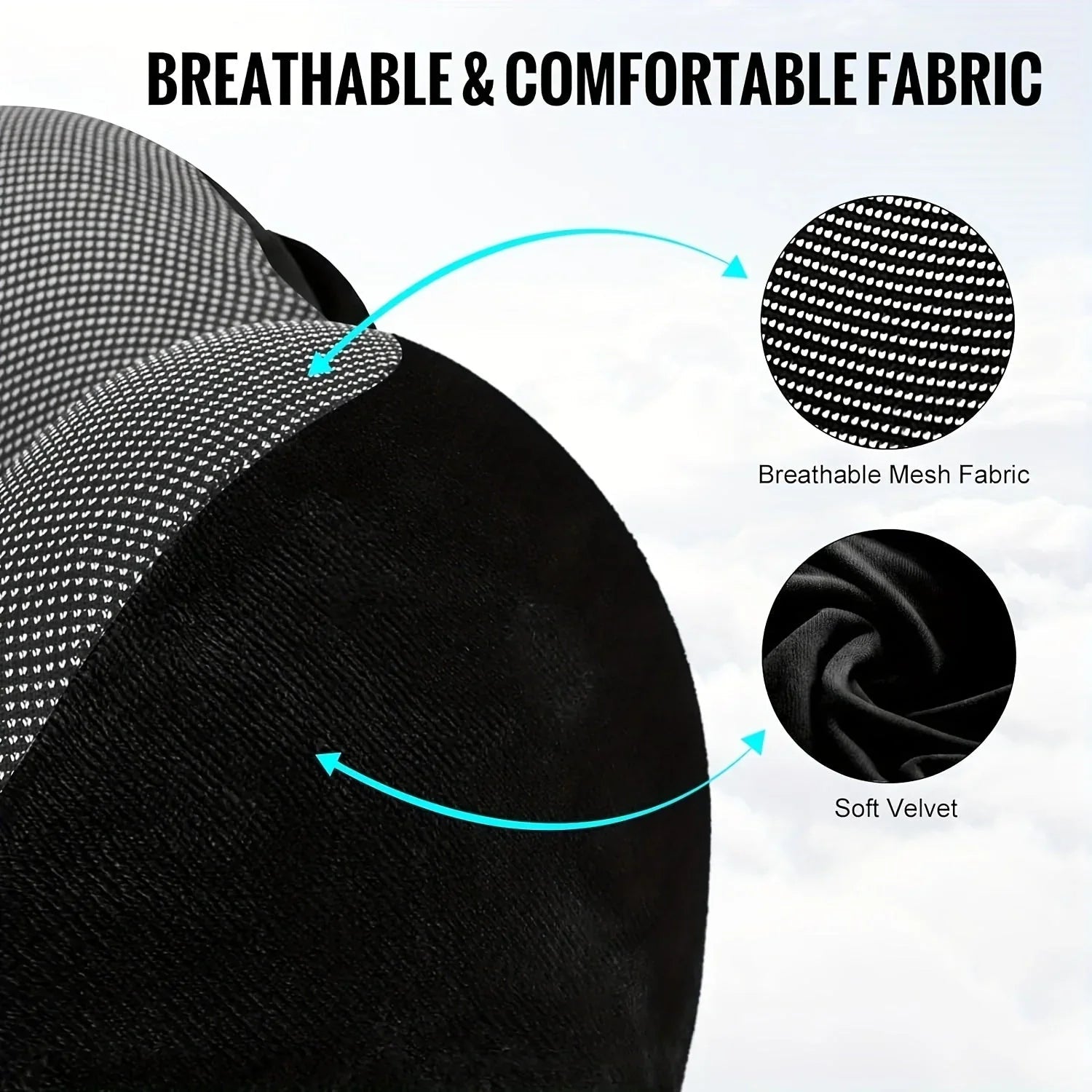 Slumblr® Hooded U-Shaped Travel Pillow