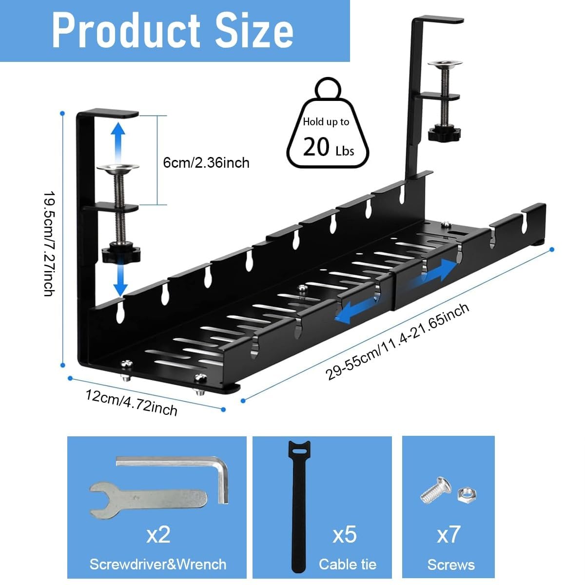Goodinary® Extendable Cable Tray