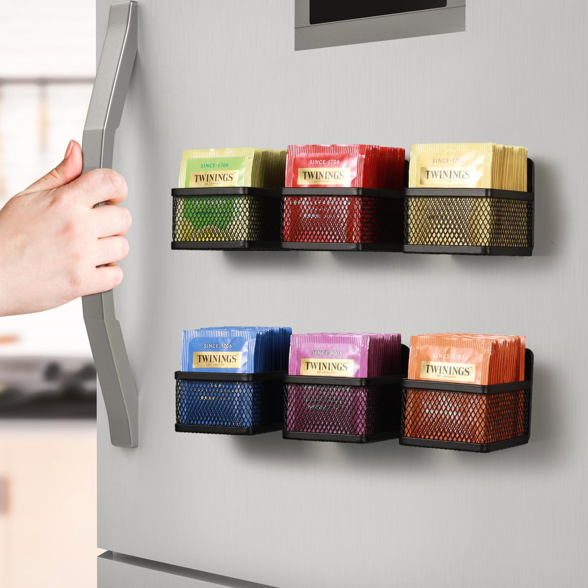 Goodinary® Magnetic Tea Bag Organizer