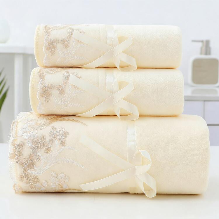 Goodinary® Lace Microfiber Towel Set