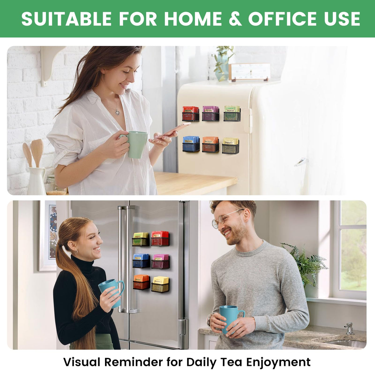 Goodinary® Magnetic Tea Bag Organizer
