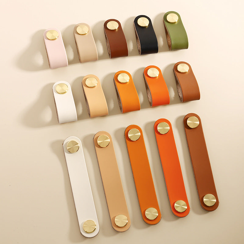 Goodinary® Leather Cable Clips (3 Pcs)