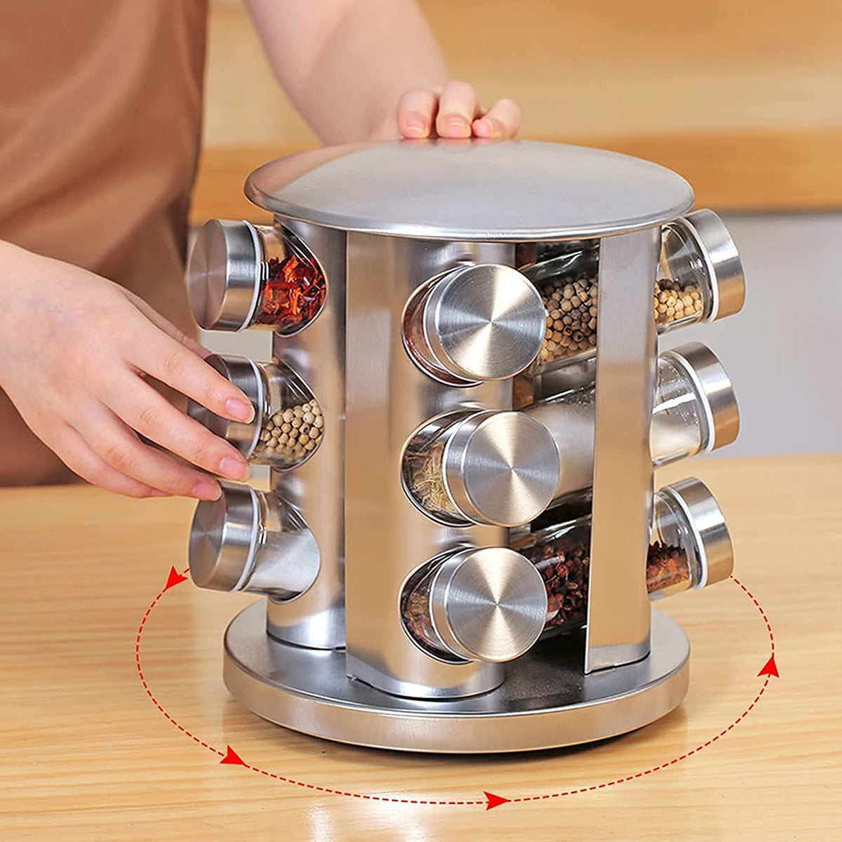 Goodinary® Rotating Spice Rack Organizer