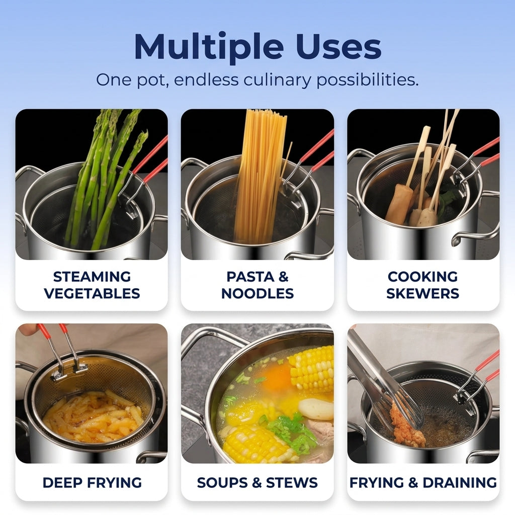 Goodinary® Stainless Fryer Pot