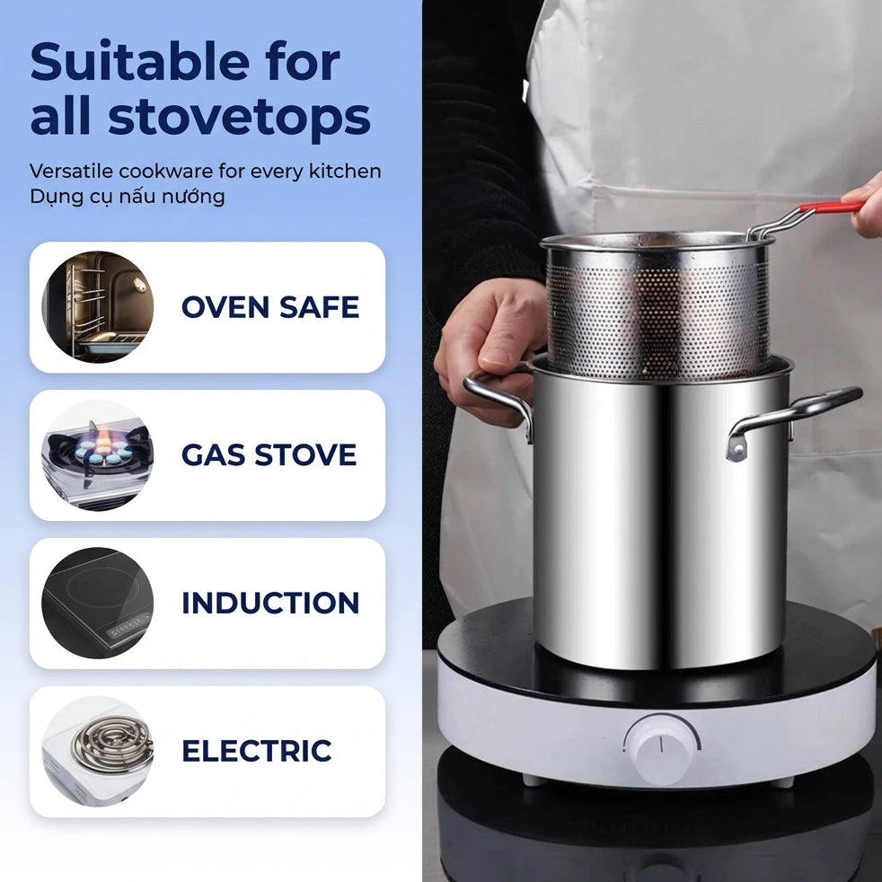 Goodinary® Stainless Fryer Pot