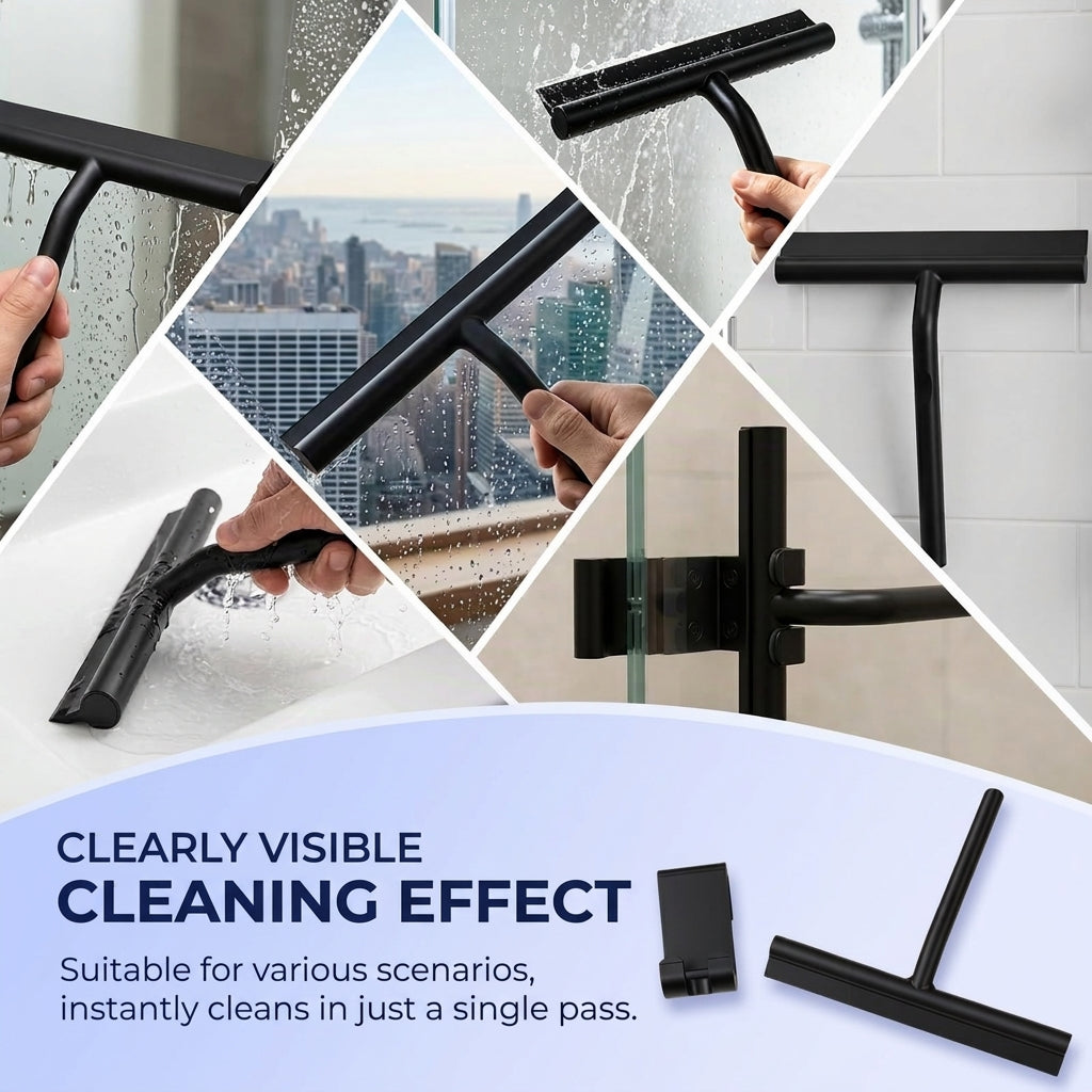 Goodinary® Modern Shower Squeegee with Silicone Blade