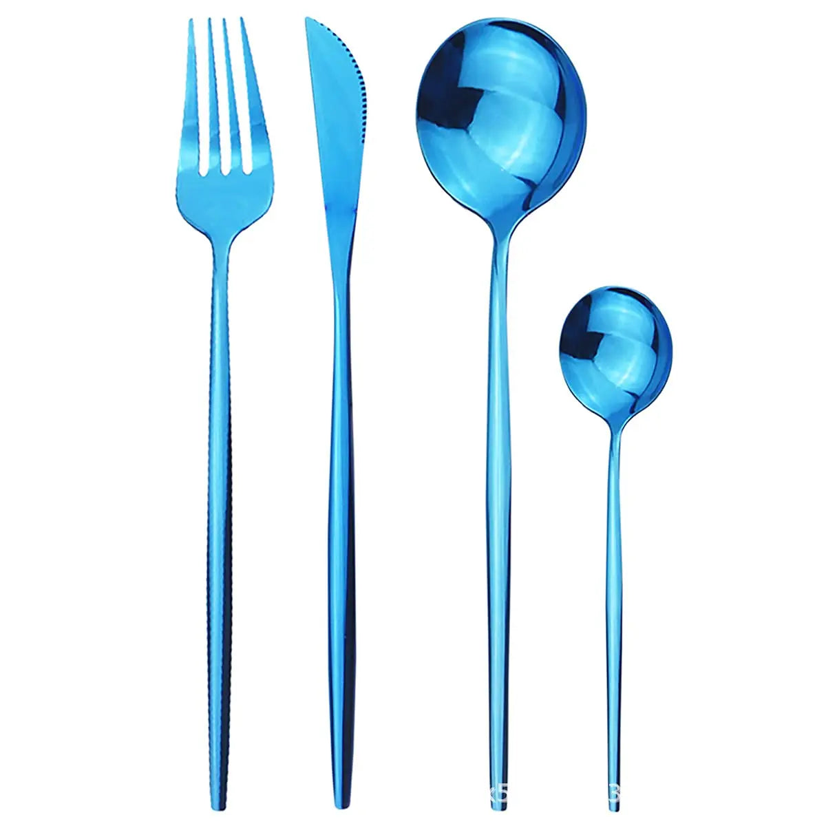 Goodinary® Gold Stainless Steel Cutlery Set (4 Pcs) Goodinary