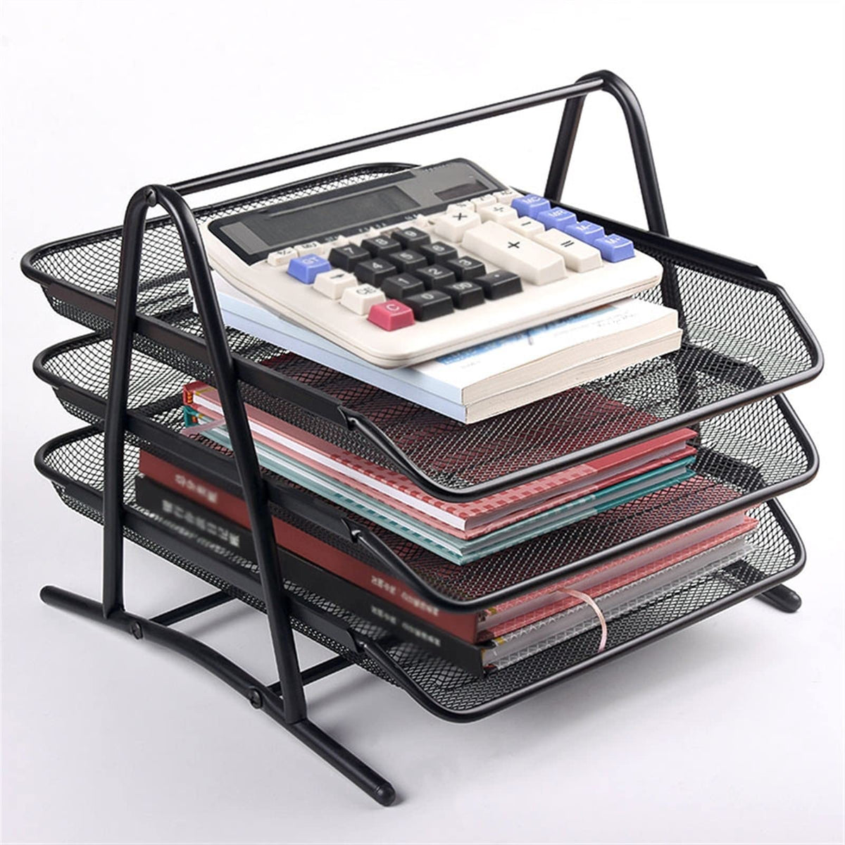 Office Object™ Desk Paper Organizer with Sliding Trays