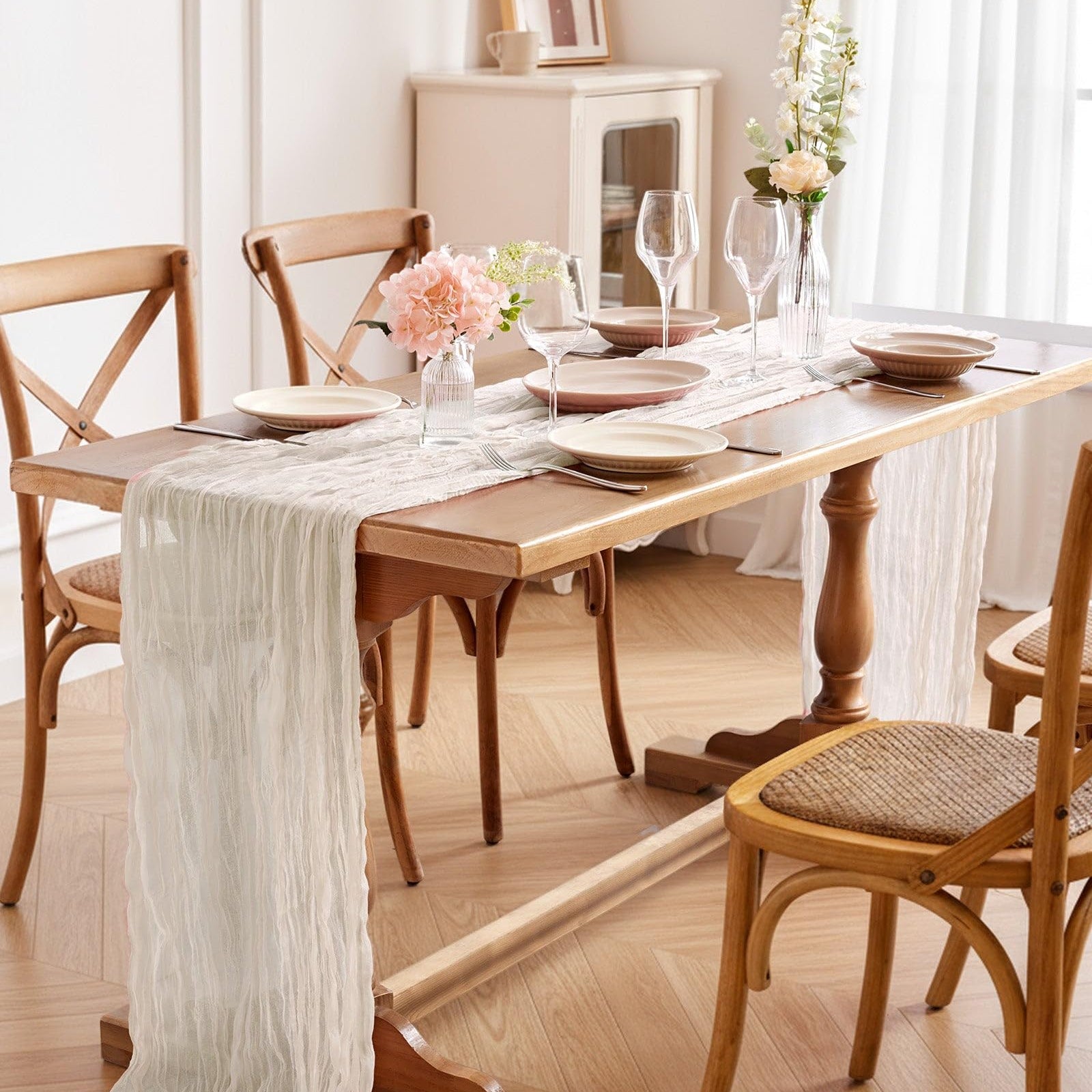 Goodinary® Gauze Table Runner