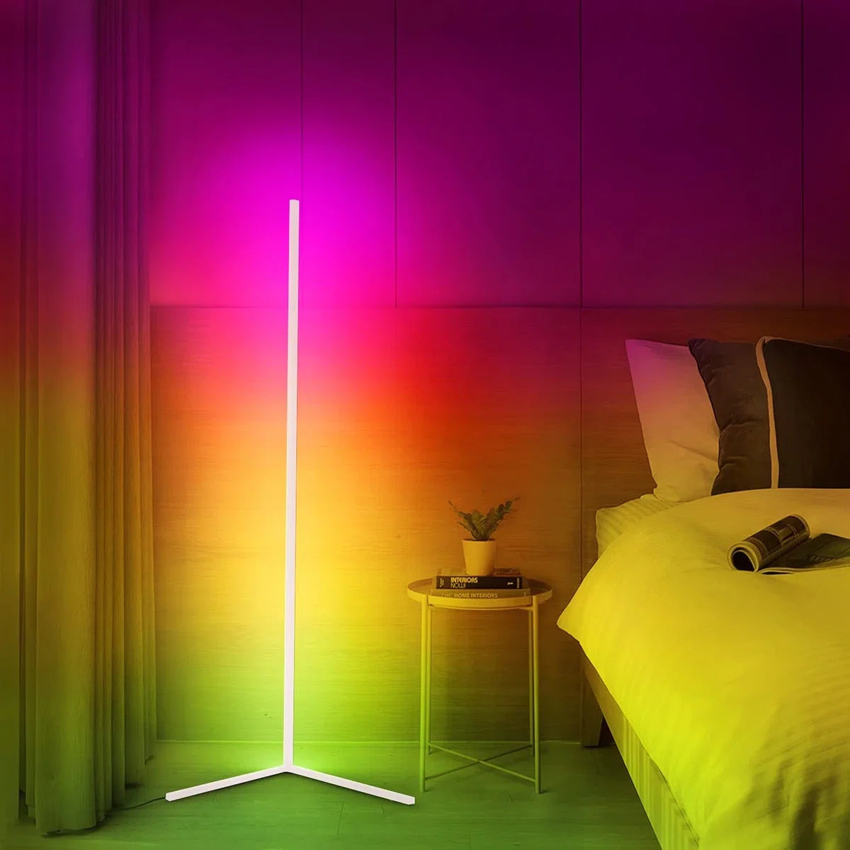 Goodinary® RGB LED Corner Floor Lamp