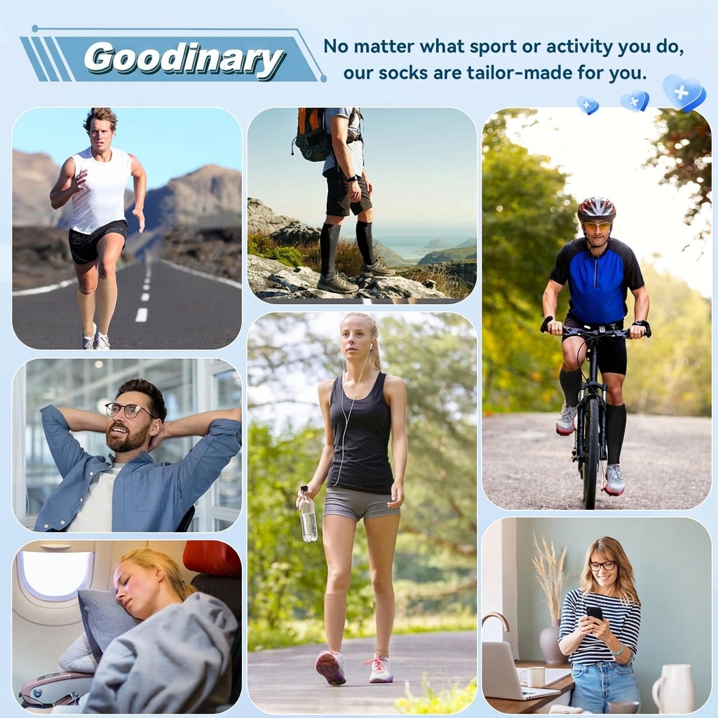 Goodinary® Zipper Compression Socks