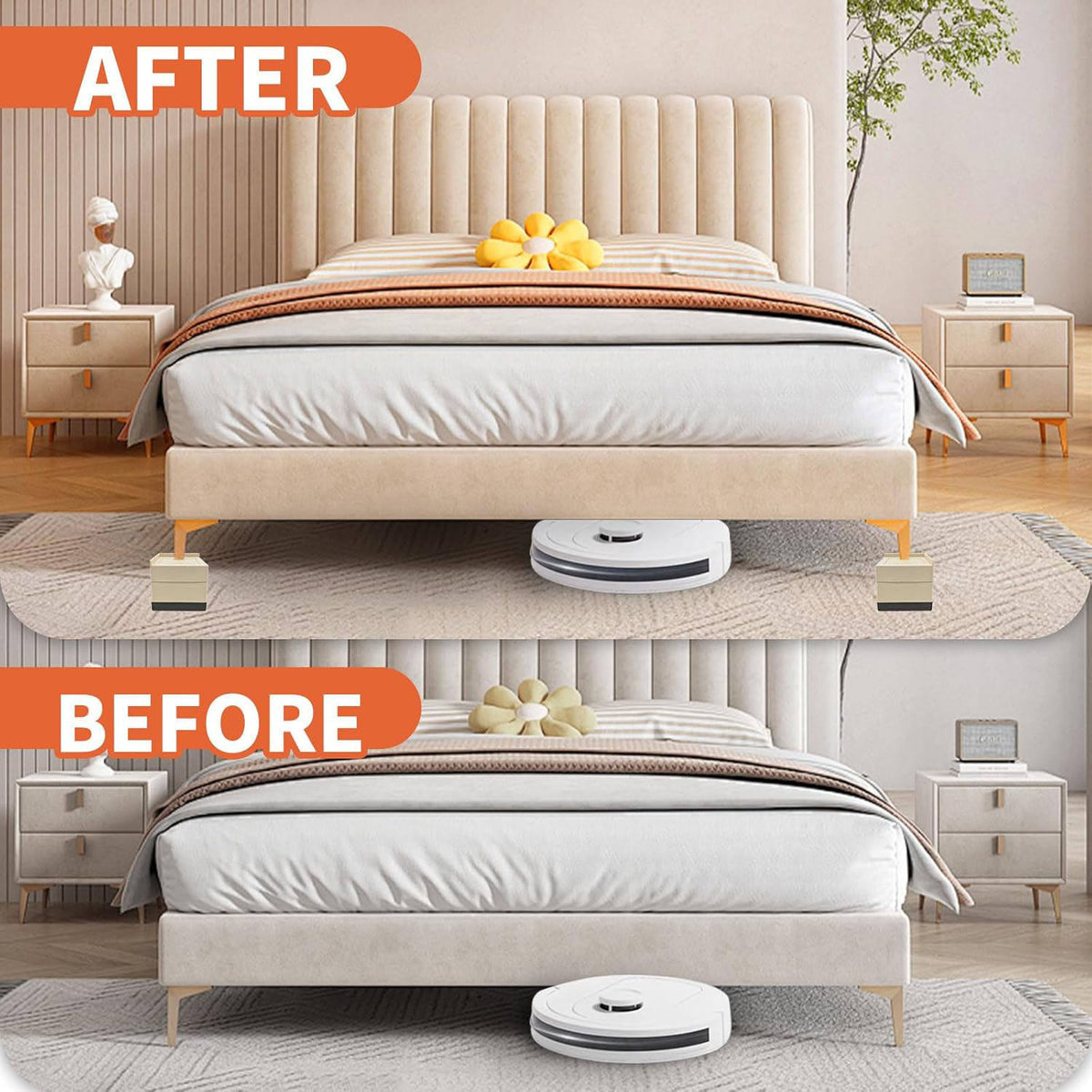 Goodinary® Furniture Riser Pads (4 Pcs)