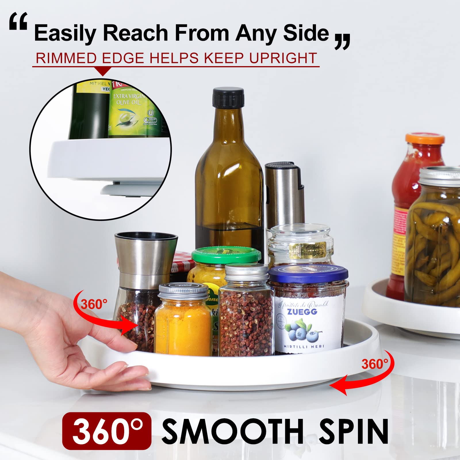 Goodinary® Rotating Spice Rack (4 Pcs)