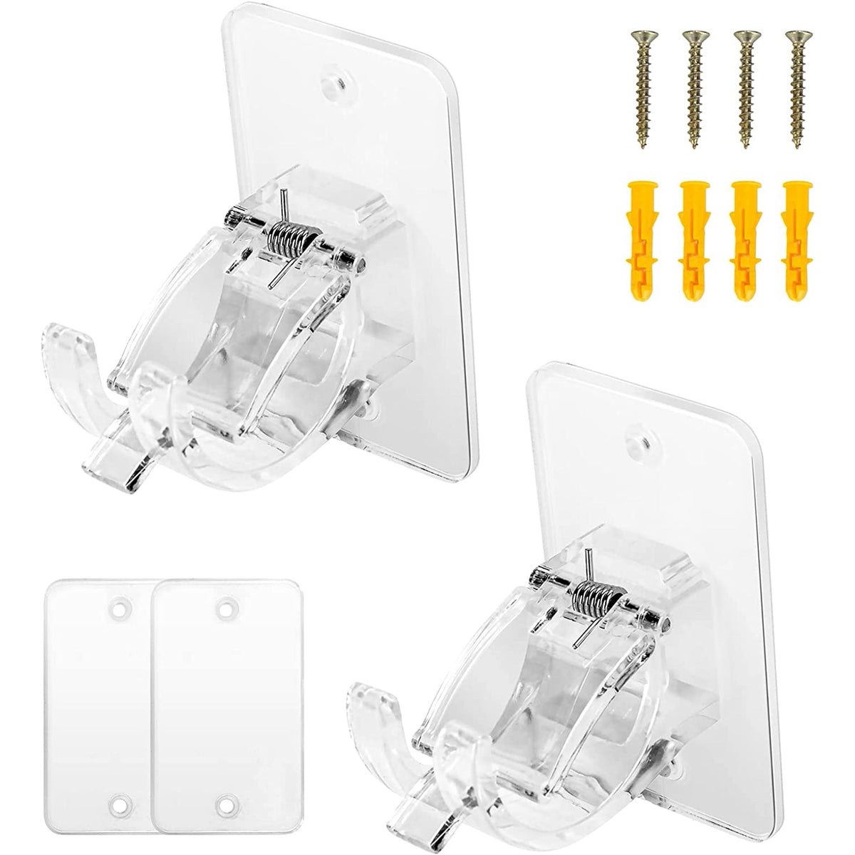 Goodinary® No Drill Curtain Bracket (4 Pcs)