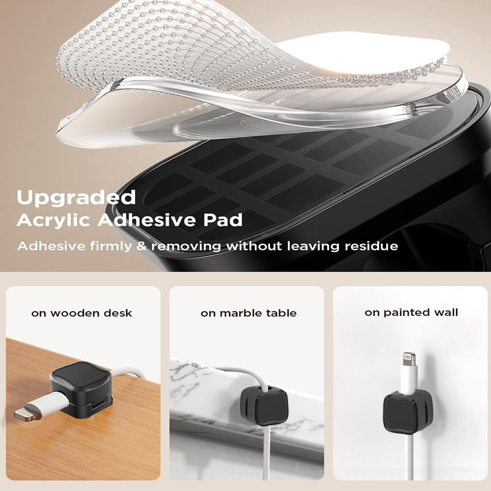 Goodinary® Magnetic Cable Clips (3pcs)