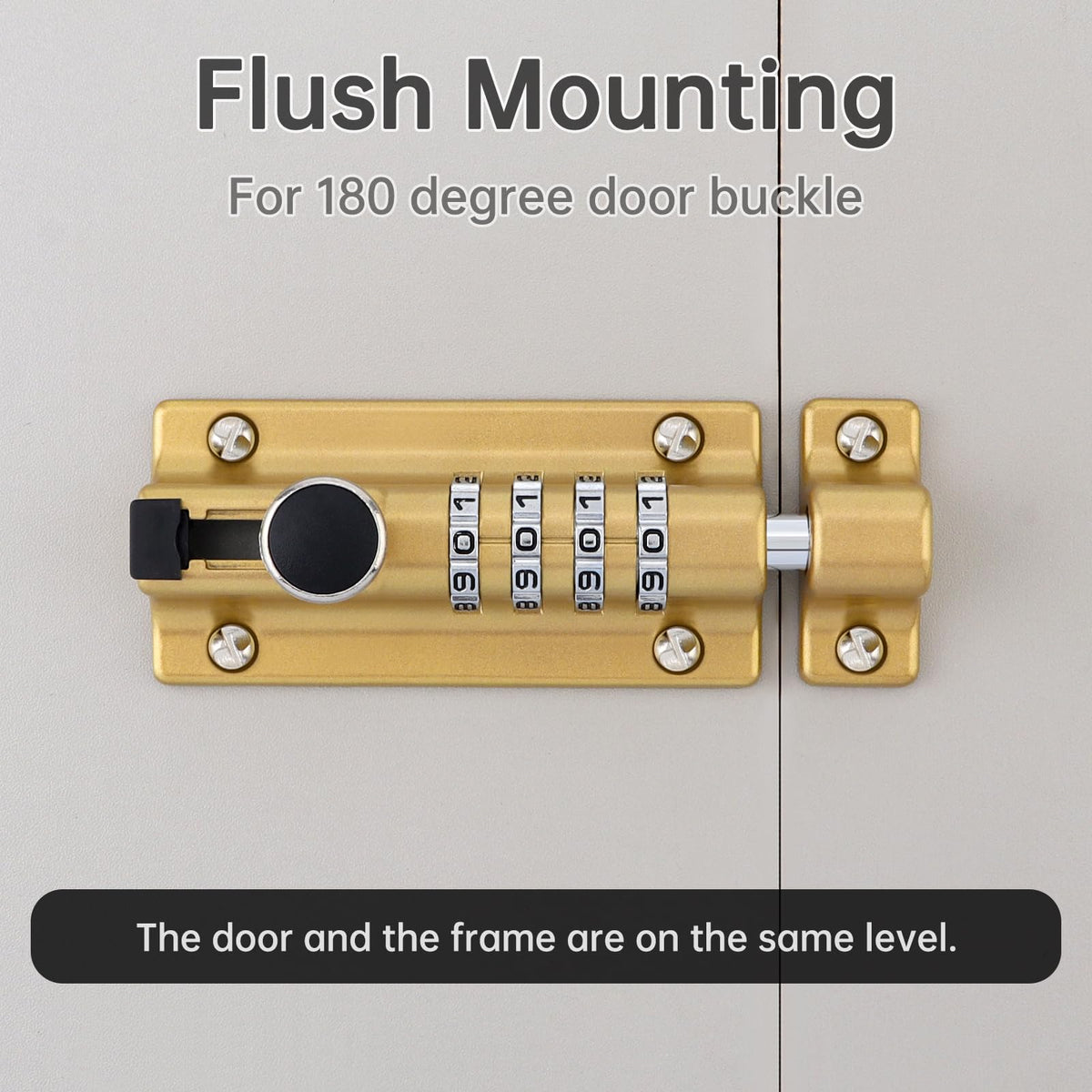 Goodinary® Combination Gate Latch