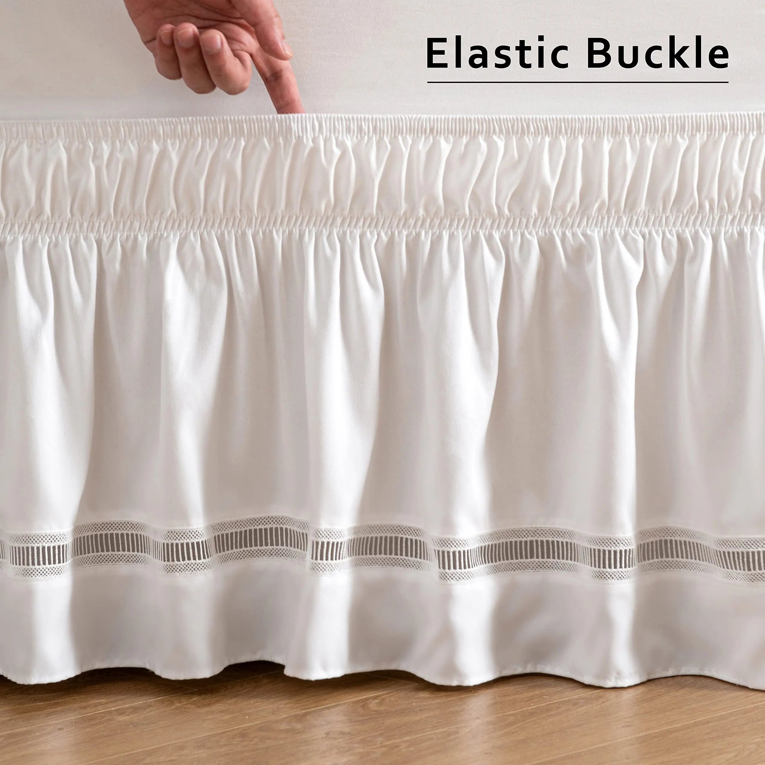 Goodinary® Crochet Lace Bed Skirt - Goodinary