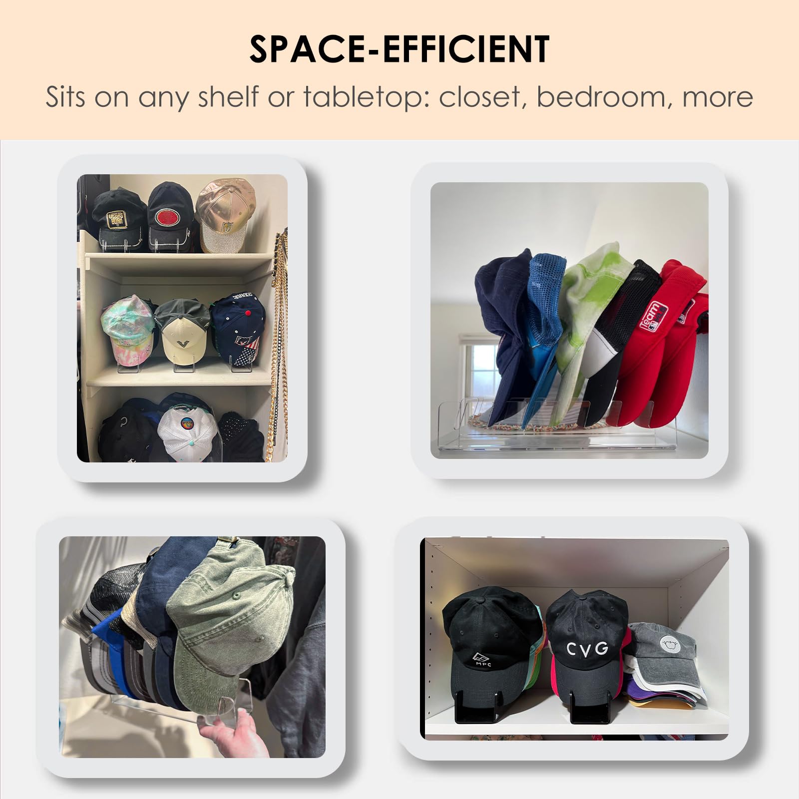 Goodinary® Acrylic Hat Rack