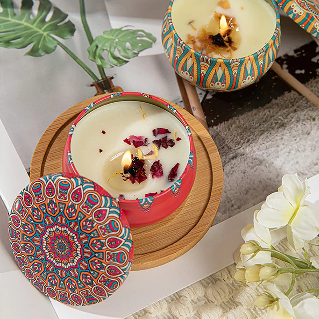 Goodinary® Desert Bloom Candle Set (4 Pcs)