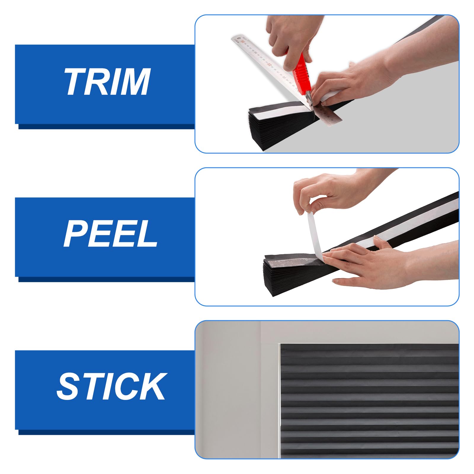 Goodinary® Pleated Window Blinds