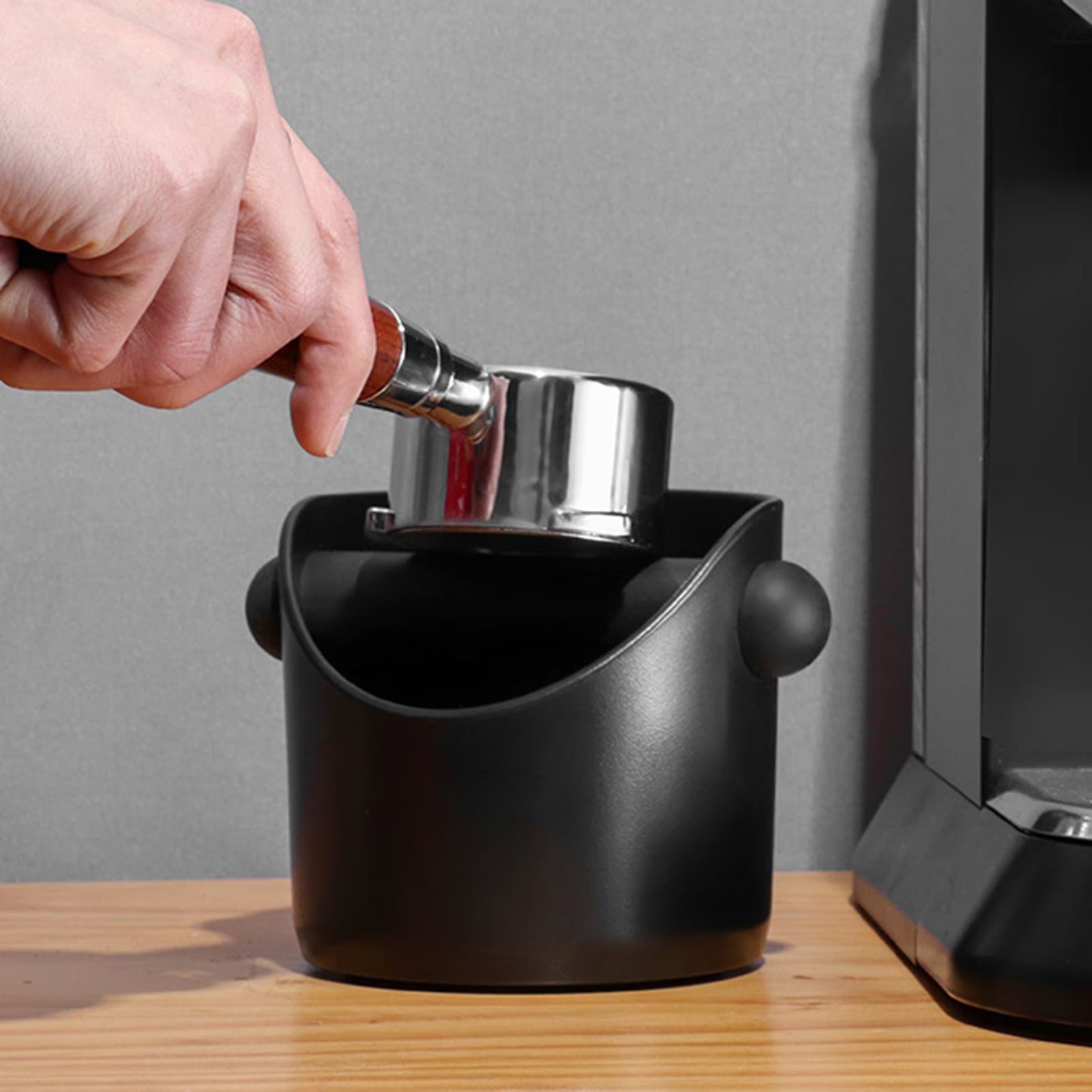 Goodinary® Non Slip Espresso Knock Box