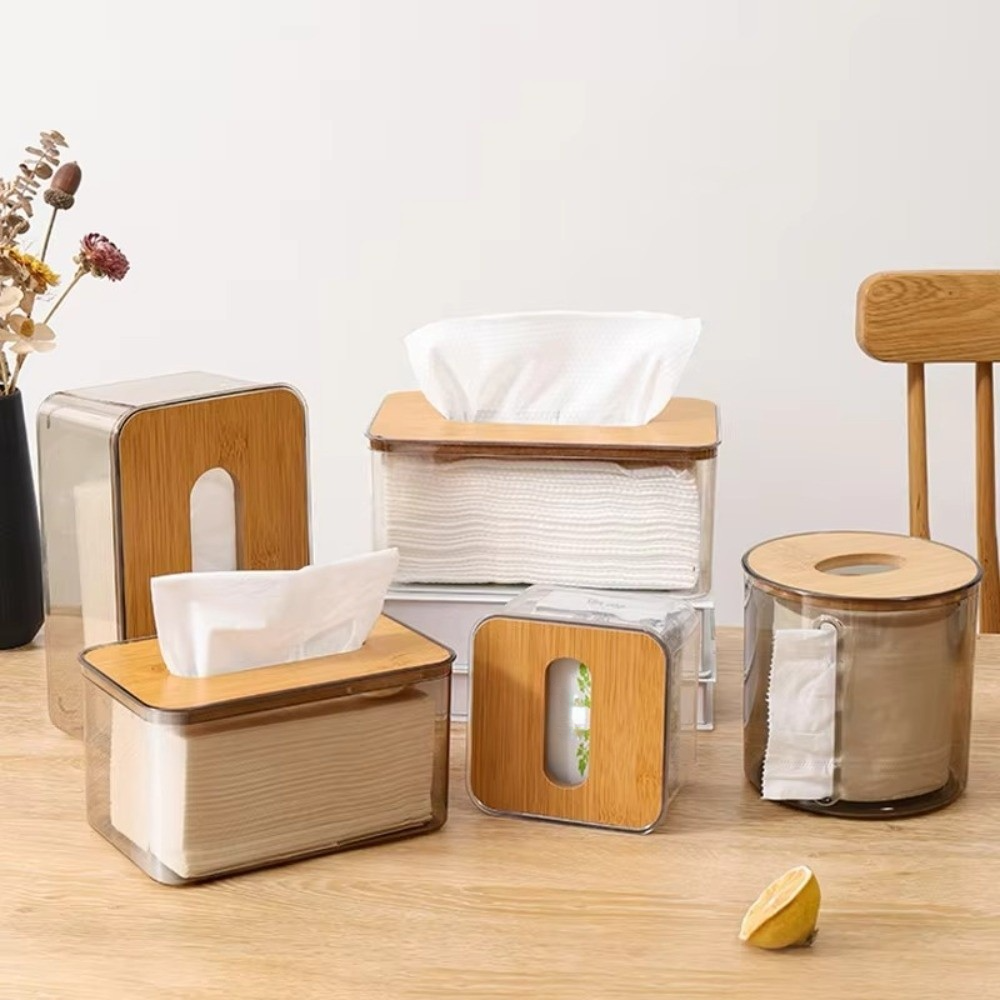 Goodinary® Bamboo Tissue Holder