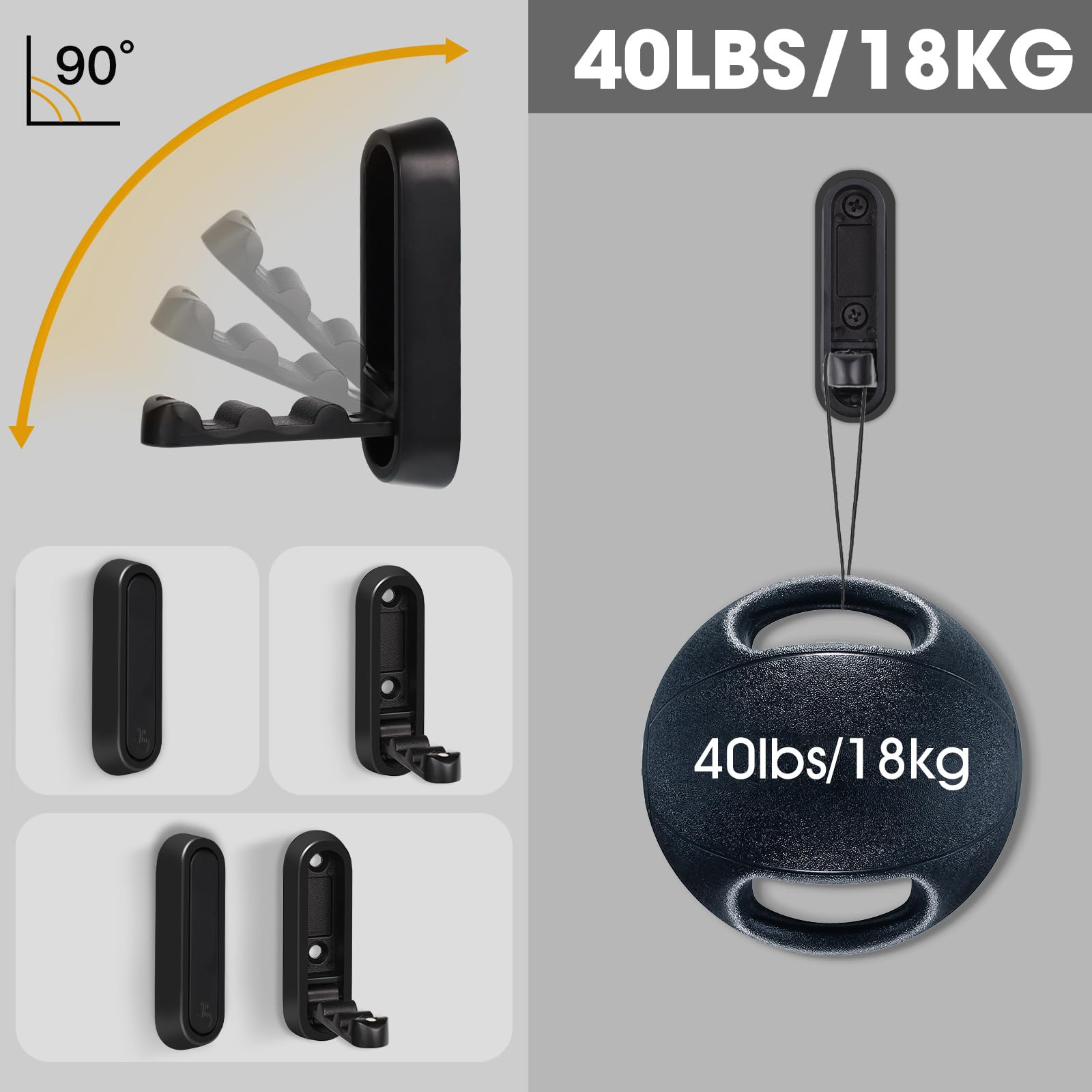 Goodinary® Folding Wall Hooks