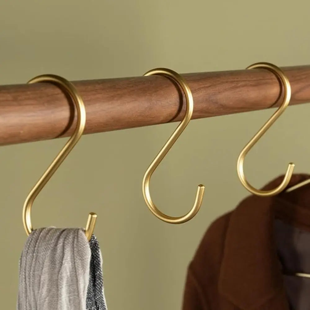 Goodinary® Multipurpose Aluminium S Shaped Hooks Matte Finish - Goodinary