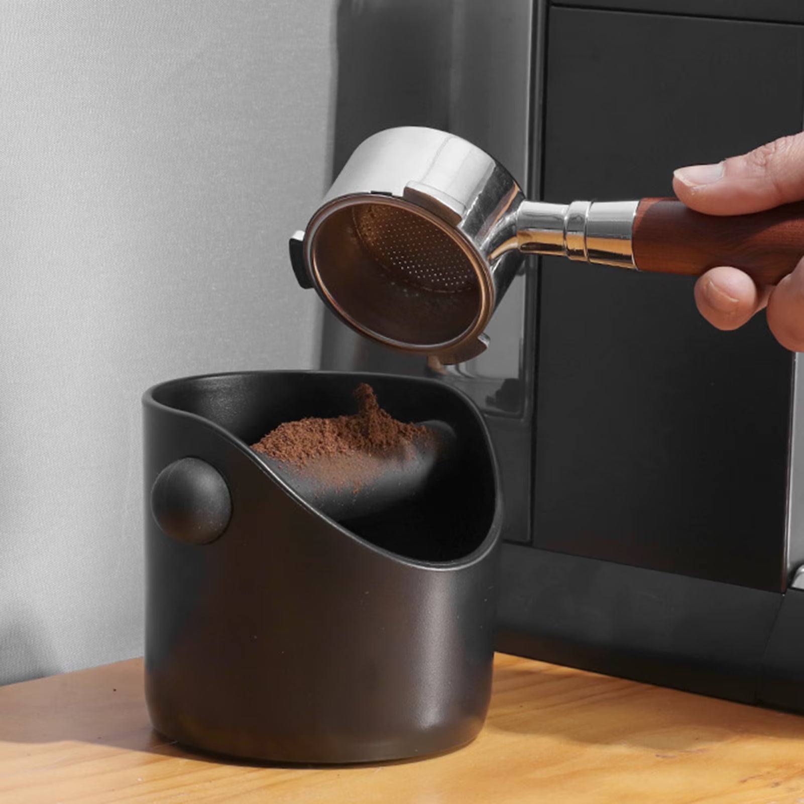 Goodinary® Non Slip Espresso Knock Box