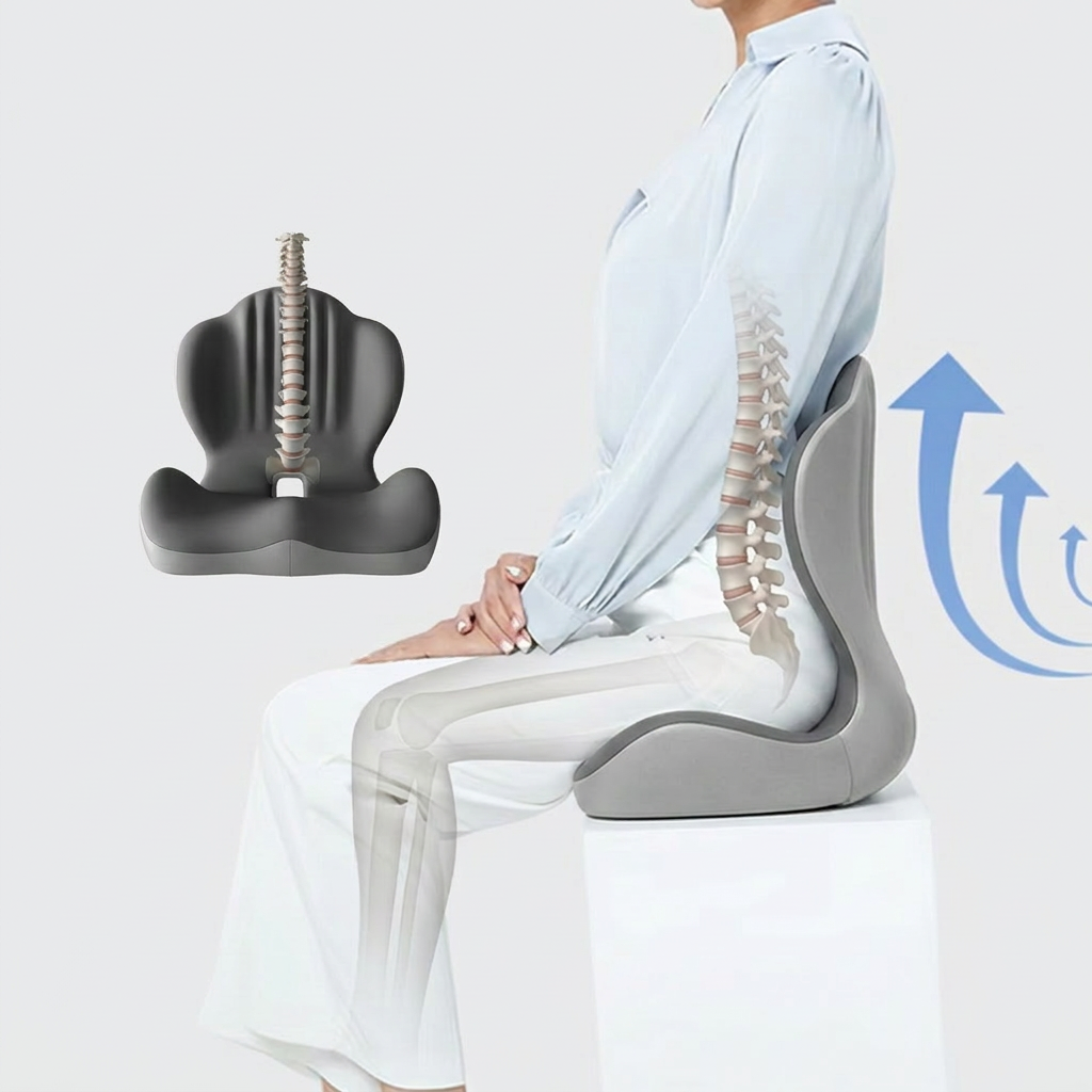 Goodinary® Memory Foam Seat Cushion Contoured Sitting Pad