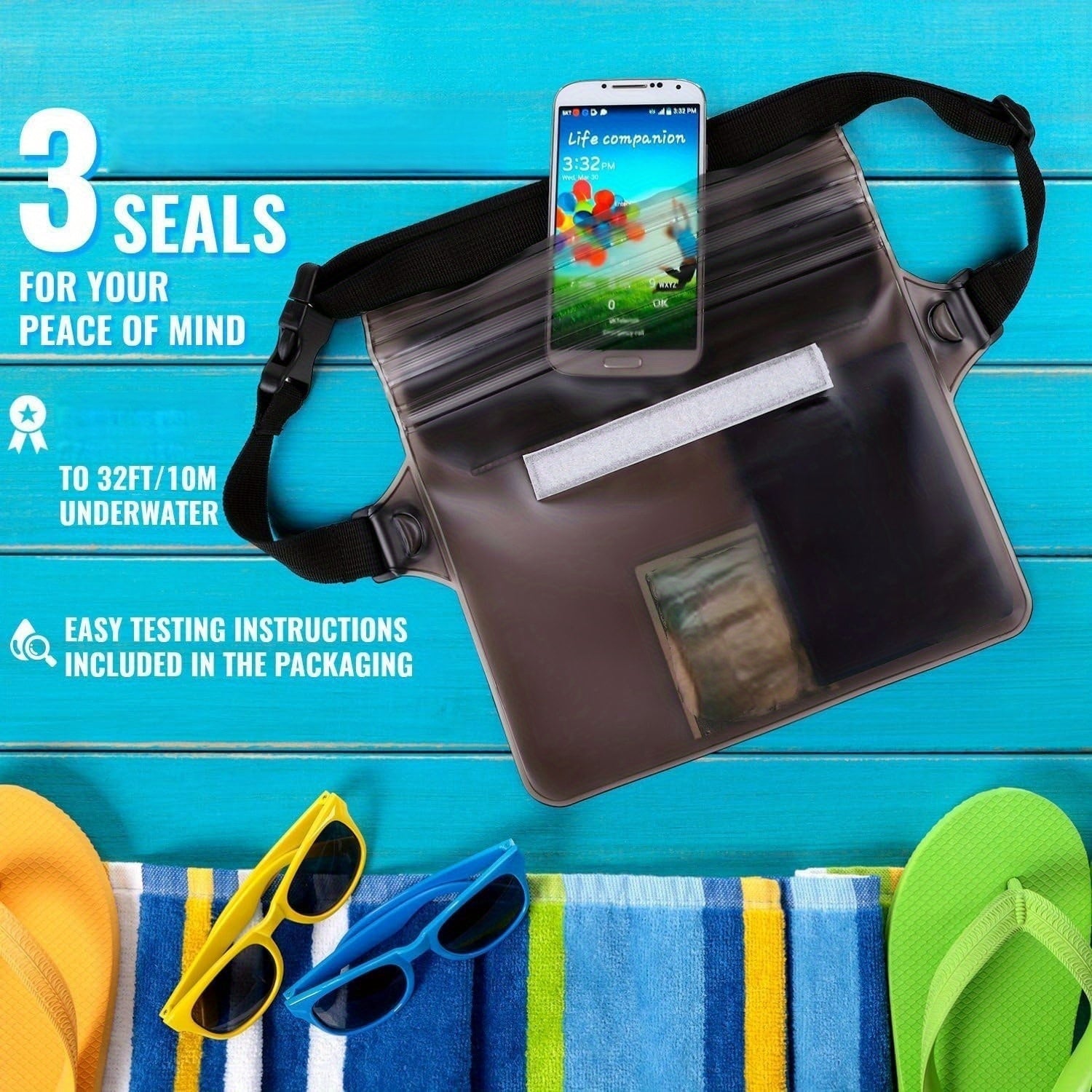 Goodinary® Waterproof Waist Bag