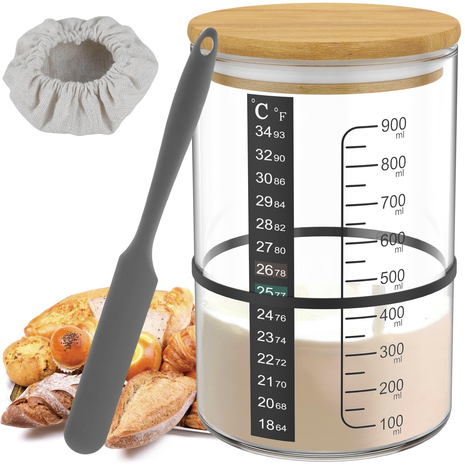 Goodinary® Sourdough Starter Jar