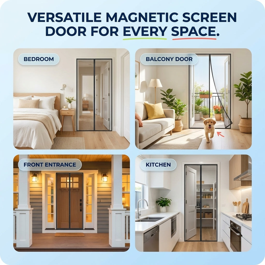 Goodinary® Magnetic Screen Door