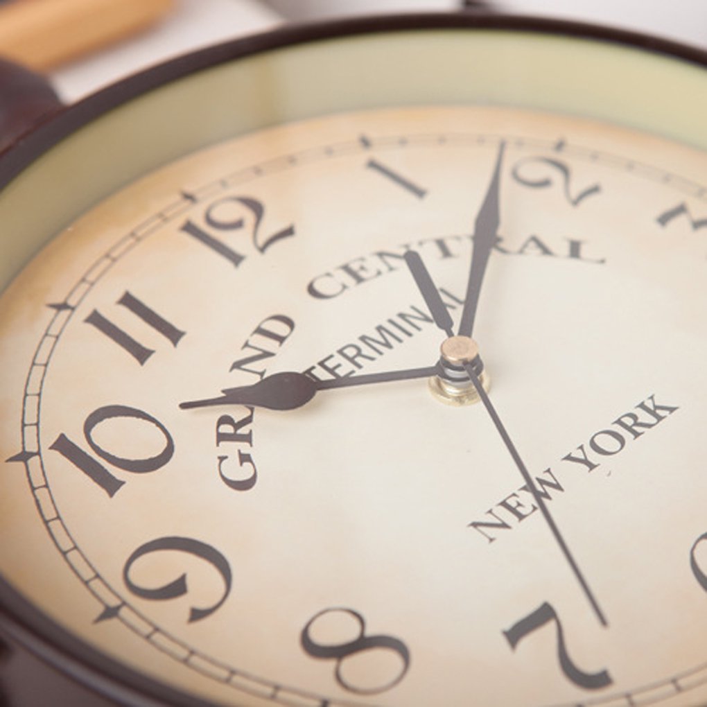 Goodinary® Double-Sided Station Clock