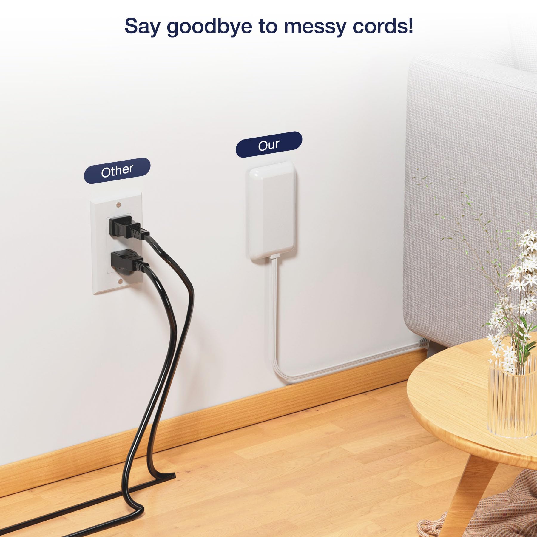Goodinary® Flat Outlet Extender