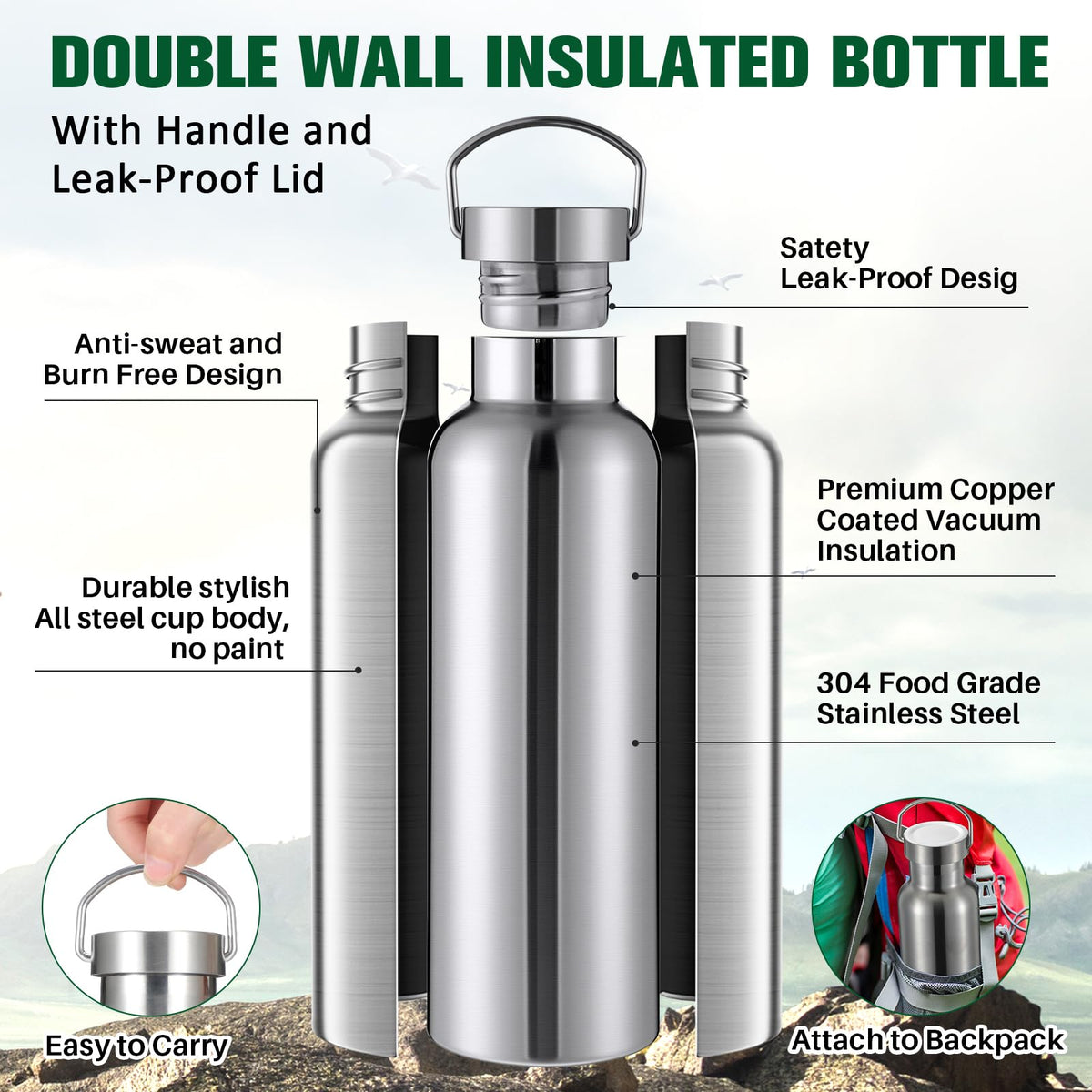 Goodinary® Rugged Sport Bottle