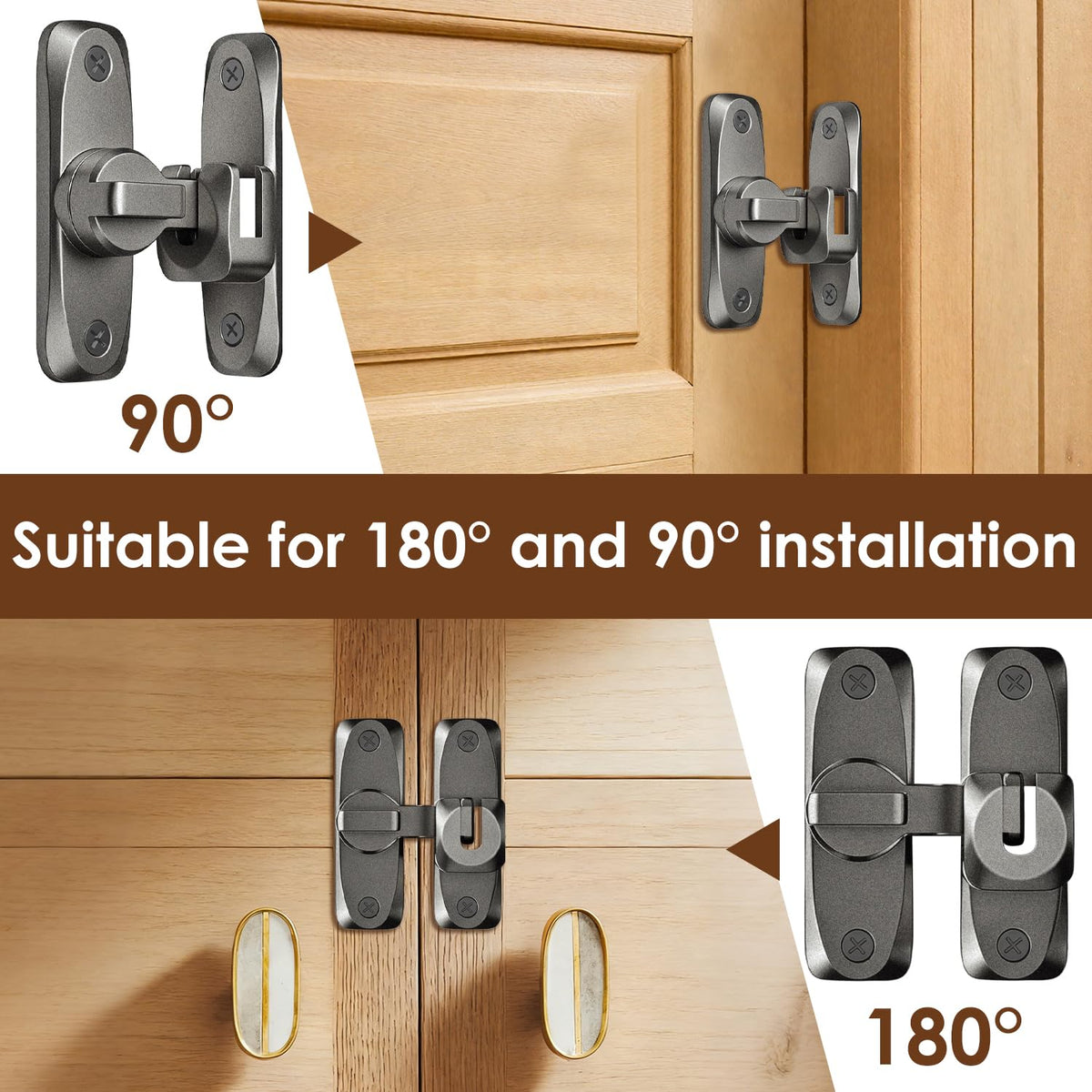 Goodinary® Barn Door Flip Latch Lock Hardware