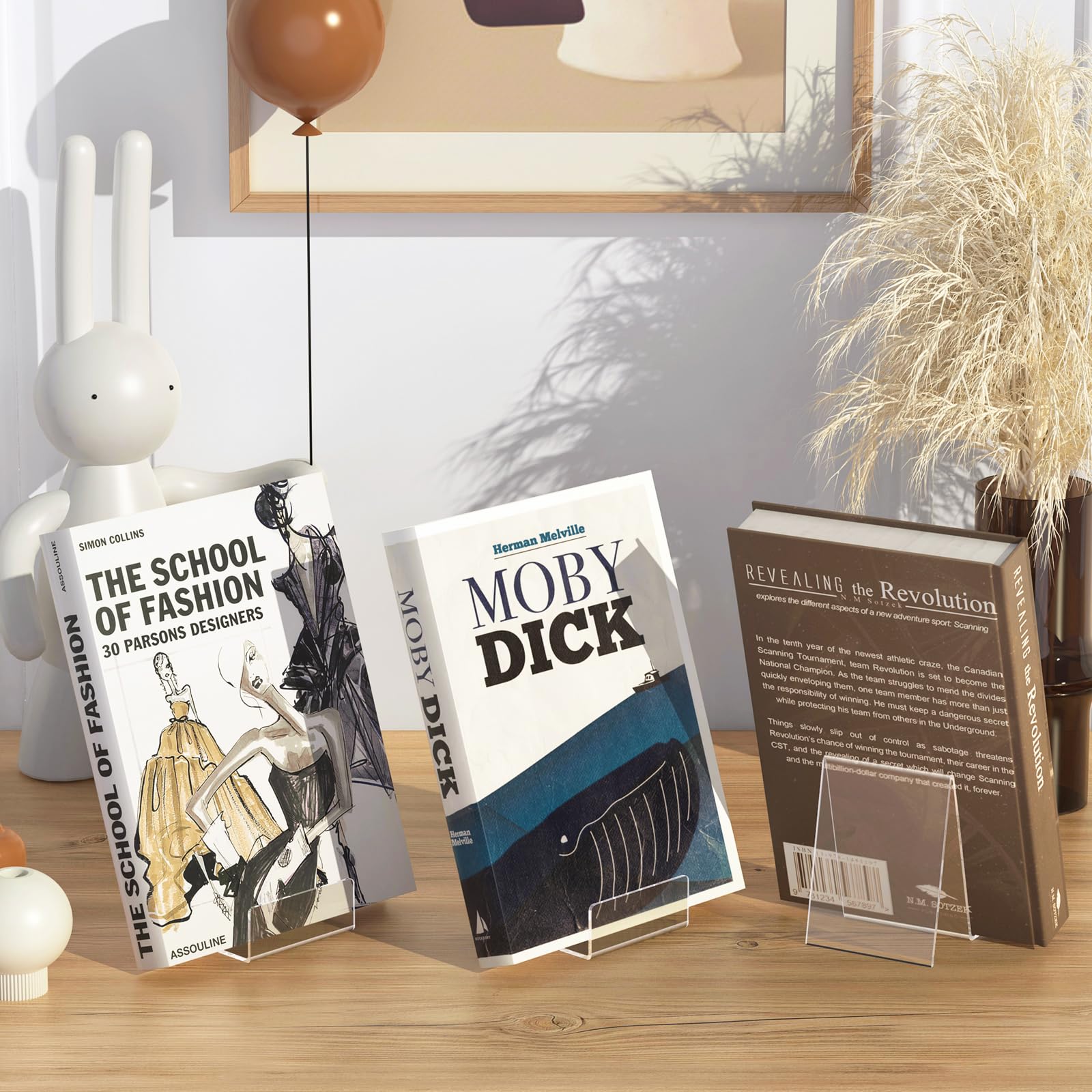 Goodinary® Acrylic Book Display Stand (2 Pcs)