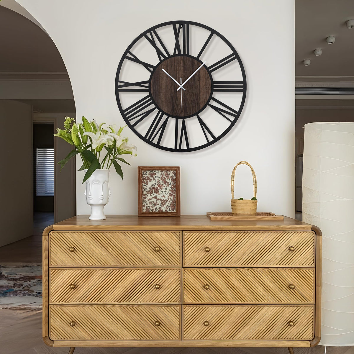 Goodinary® 3D Roman Wall Clock