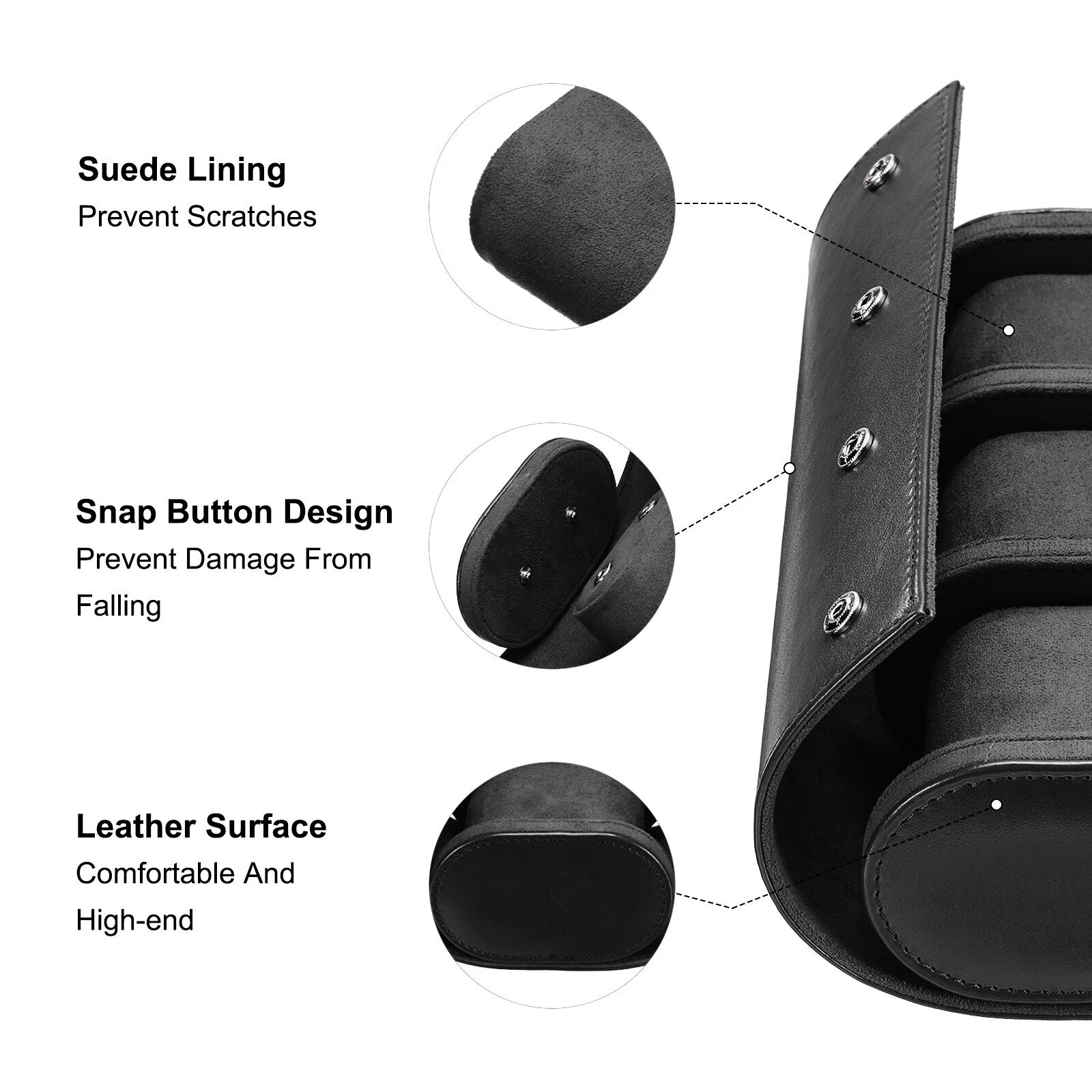 Goodinary® Leather Watch Roll