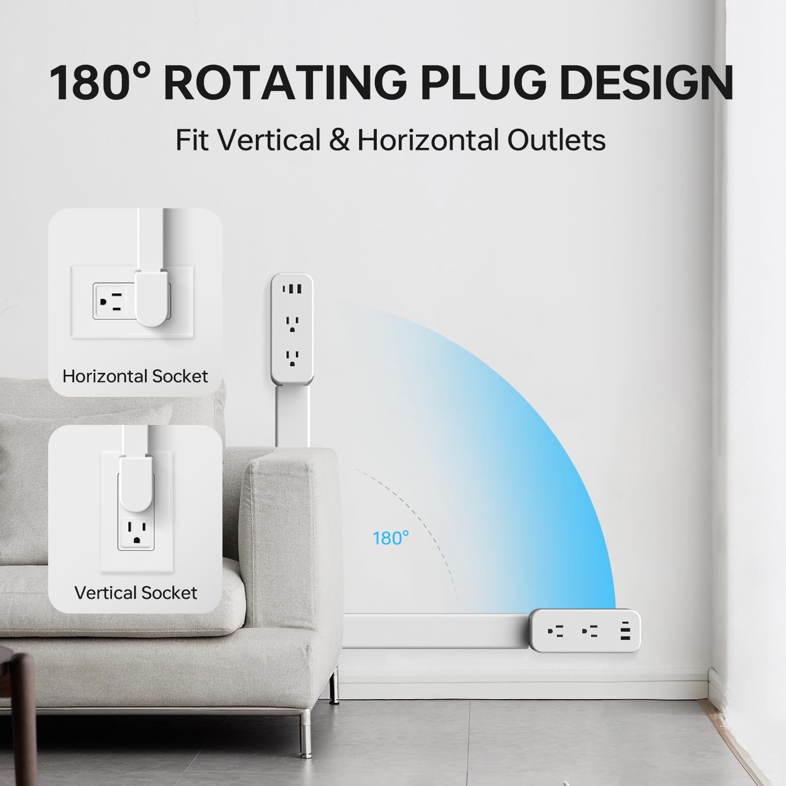 Goodinary® Outlet Extender Plug
