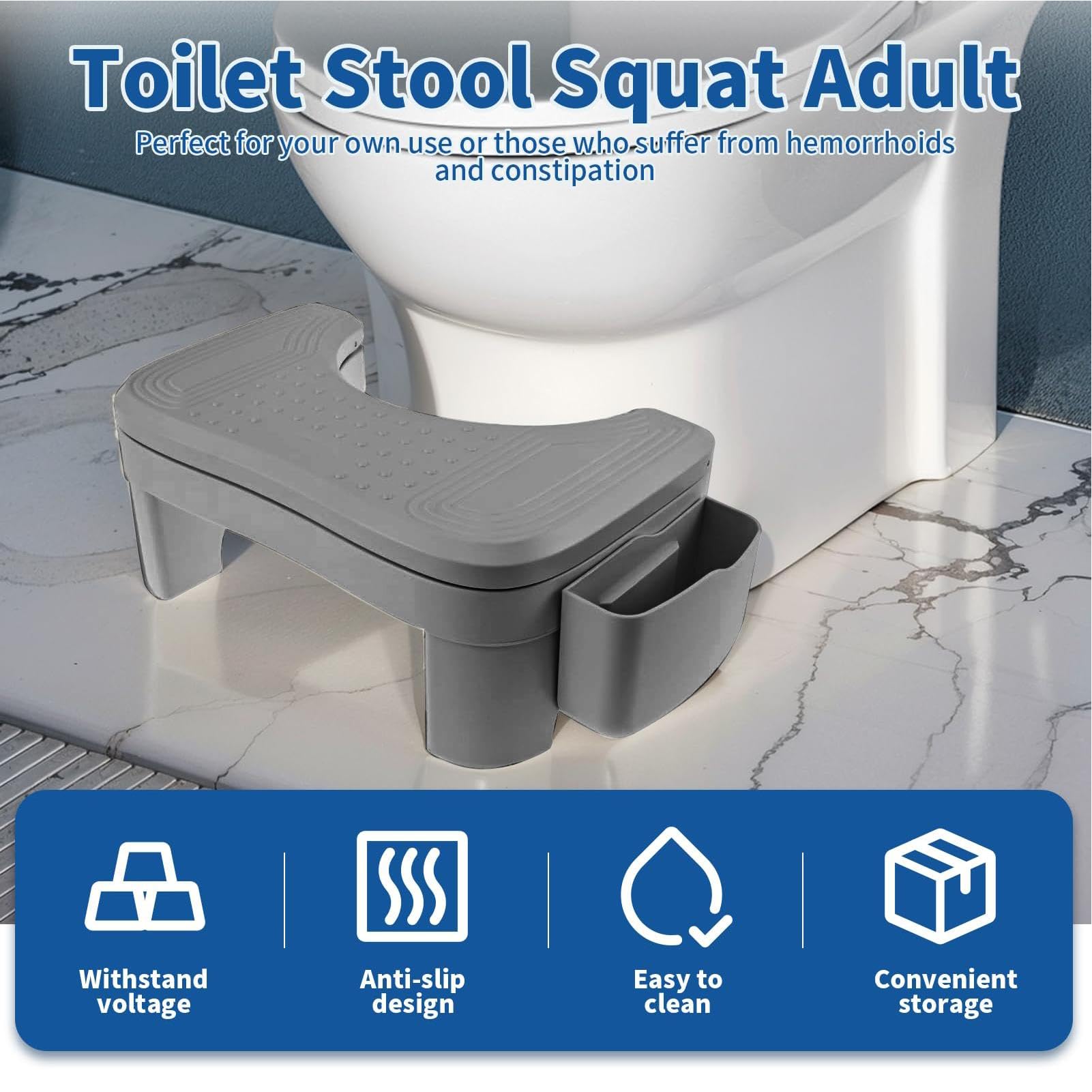 Goodinary® Toilet Footrest Stool