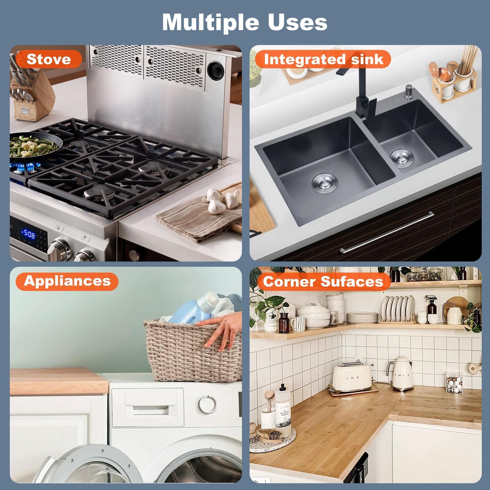Goodinary® Stove Gap Covers (2 Pairs)