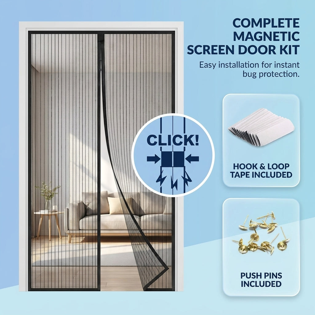 Goodinary® Magnetic Screen Door