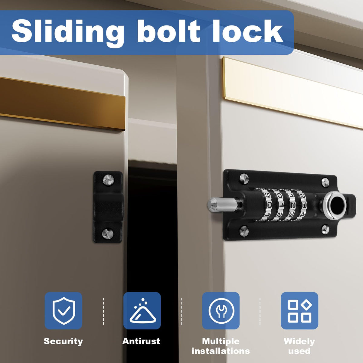 Goodinary® Combination Gate Latch
