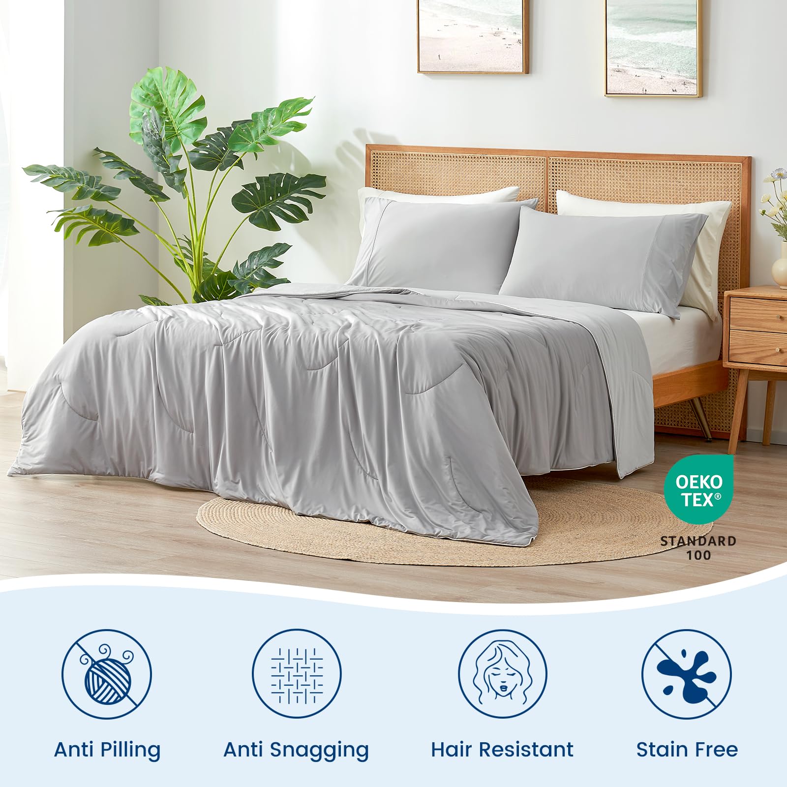 Goodinary® Dual Sided Silky Cooling Comforter