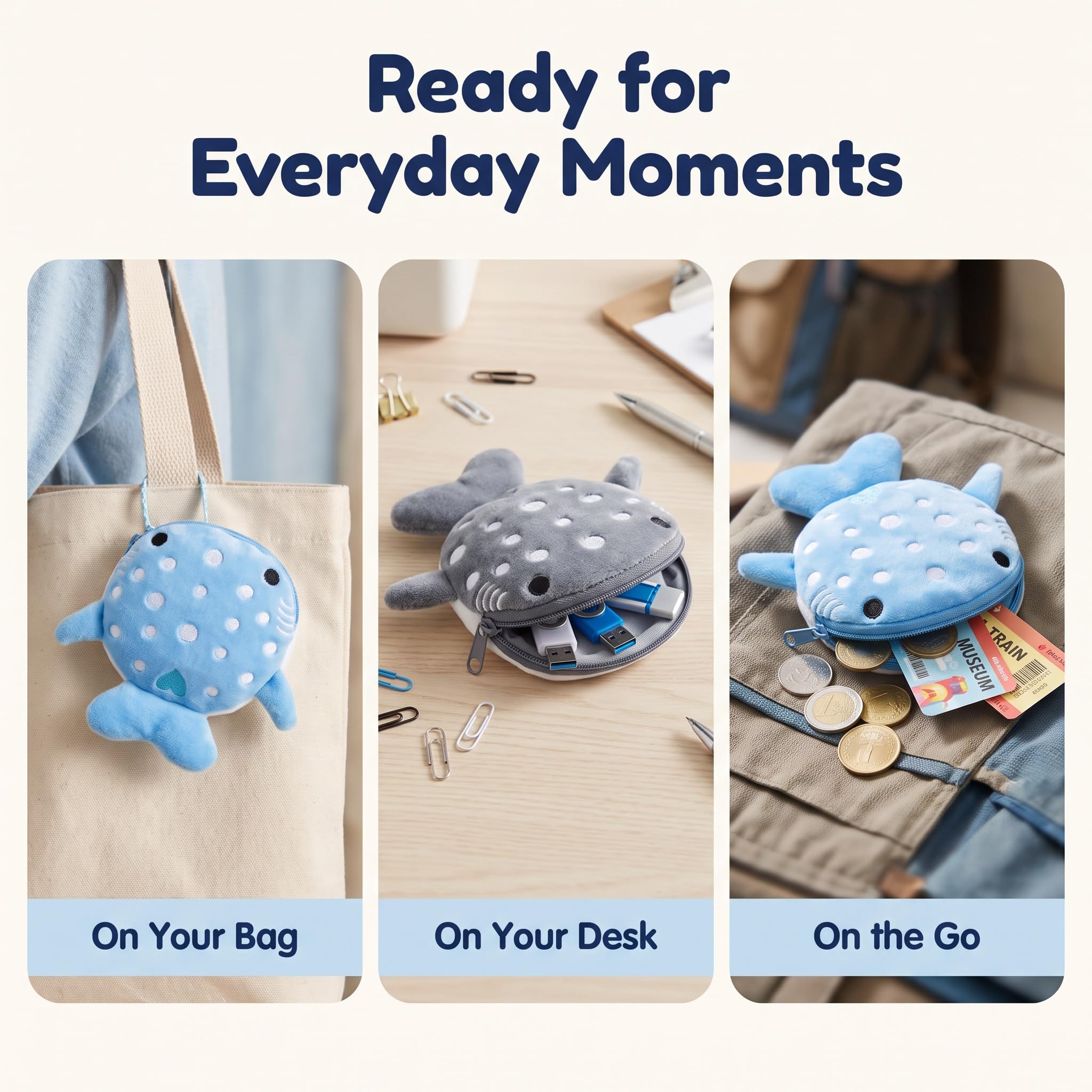 Goodinary® Shark Coin Purse