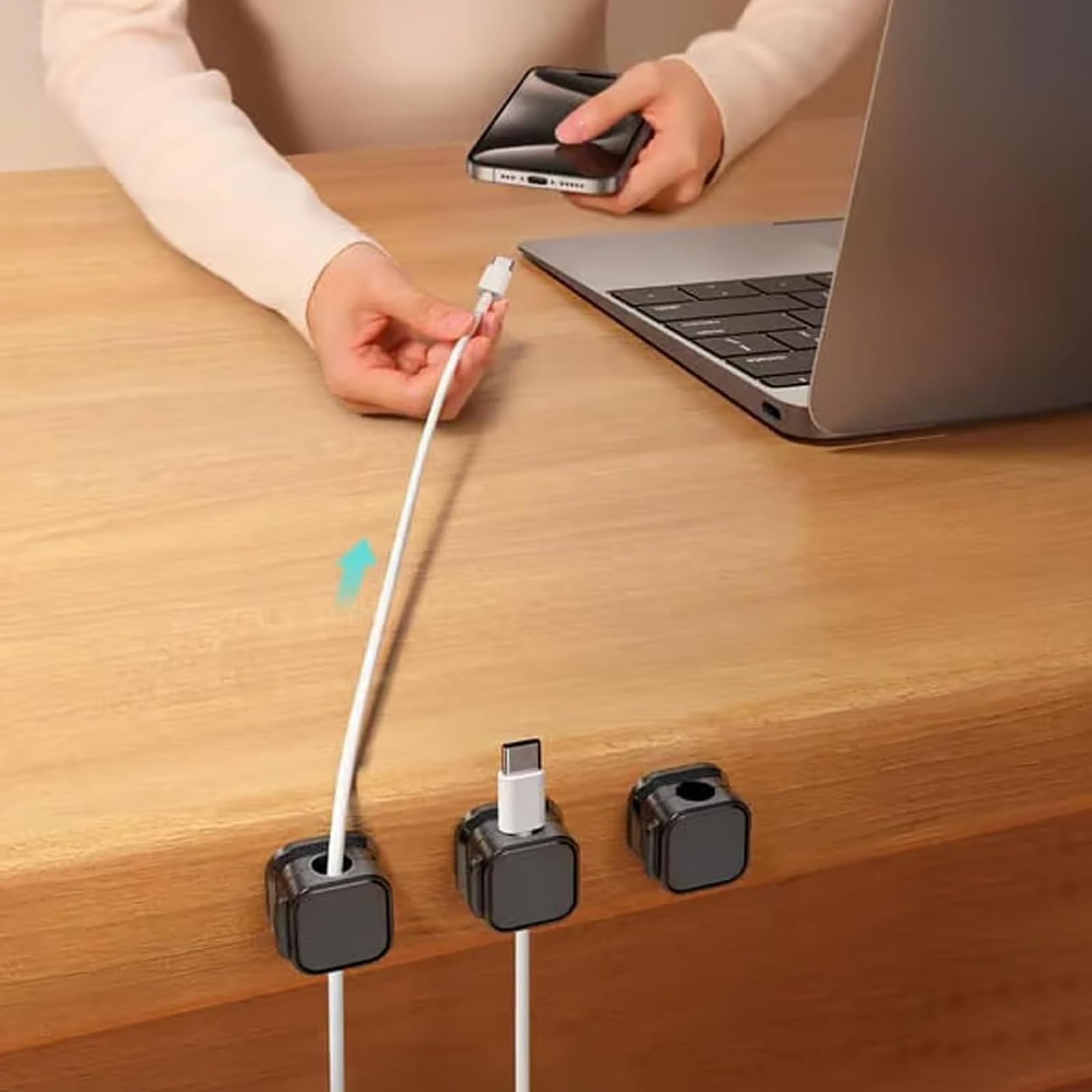 Goodinary® Magnetic Cable Clips (3pcs)