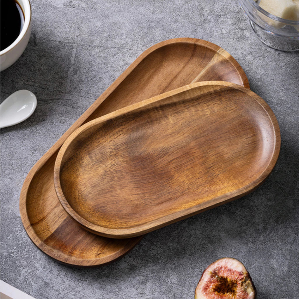 Goodinary® Wooden Serving Tray (3 Pcs)